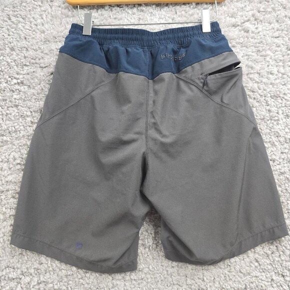 Birddogs Shorts Men Small Gray Lined Zip Pocket Long Active Comfort Gym Beach - Picture 3 of 12